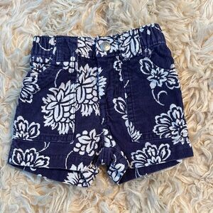 GAP Kids Navy Floral Shorts